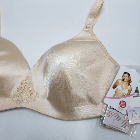 New Bravado NURSING Bra Elegant Cream Bra 36D/E Bra Extenders Conversion Kit - Picture 3 of 12